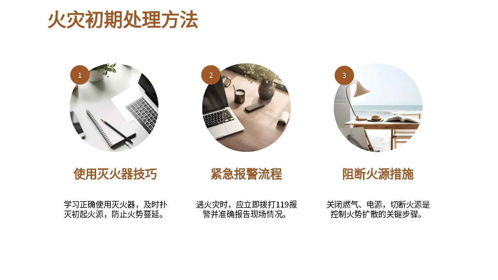 AI一鍵生成夏季消防防火PPT