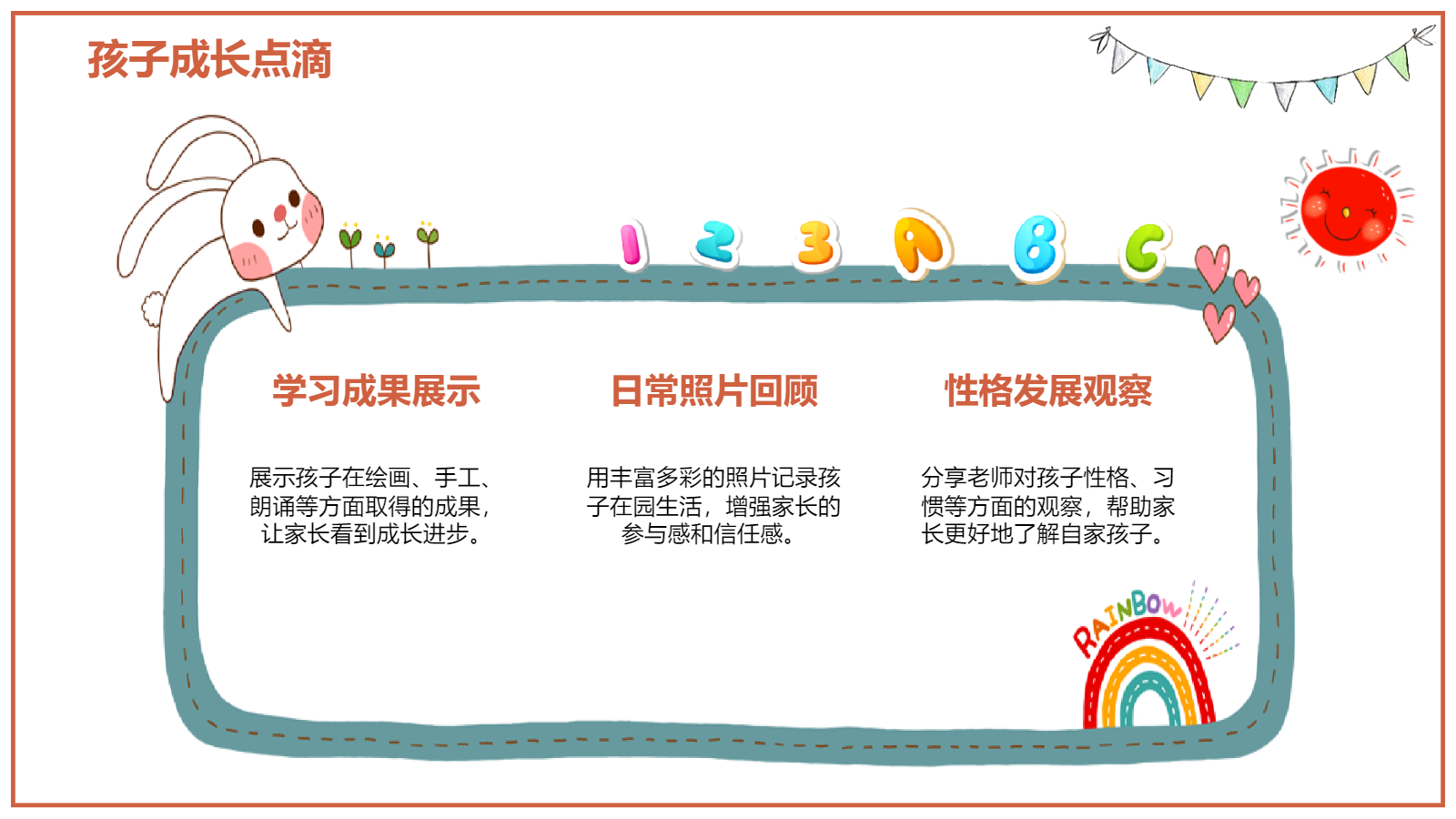 AI一键生成卡通家长会PPT