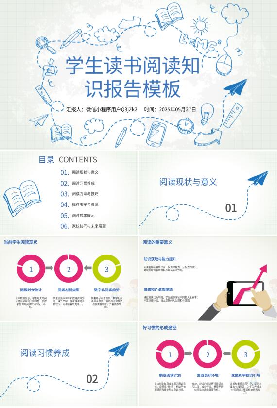 AI一键生成读书报告PPT