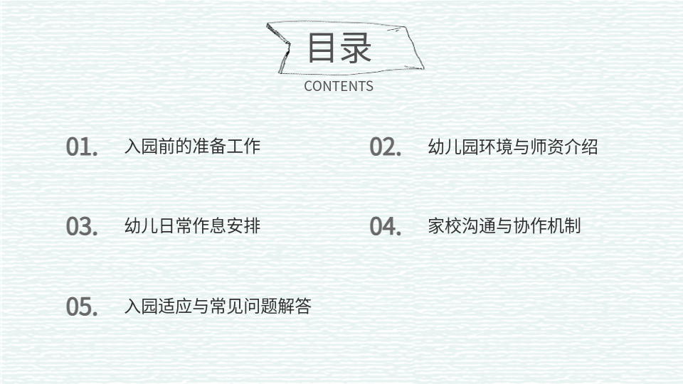 AI一鍵生成小班入園PPT