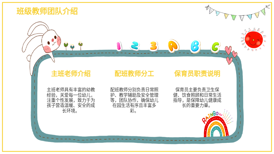 AI一键生成小班家长会PPT