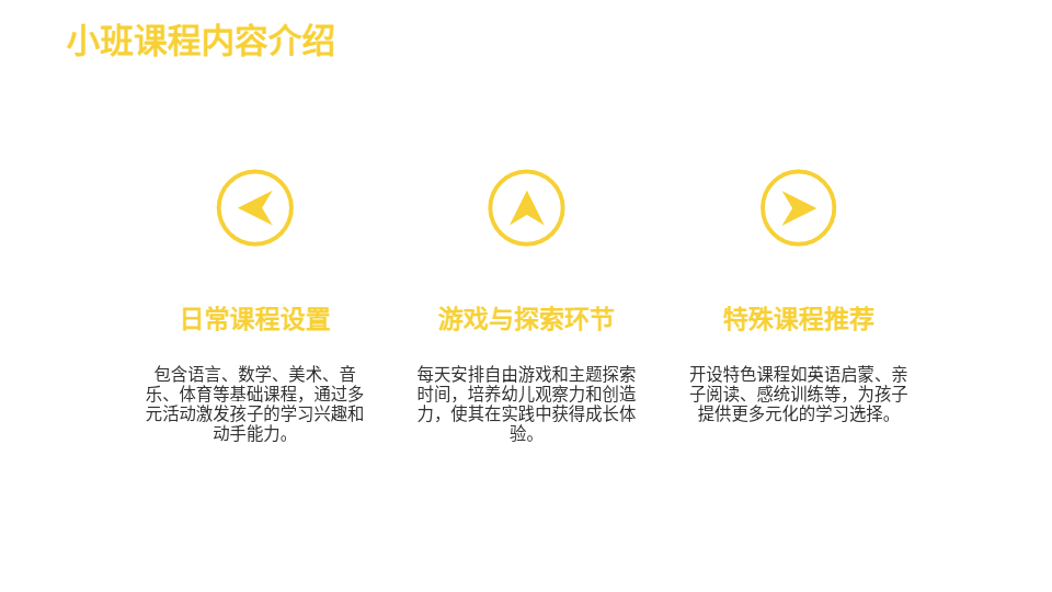 AI一键生成小班家长会PPT