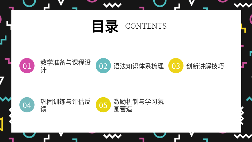 AI一键生成语法教学PPT