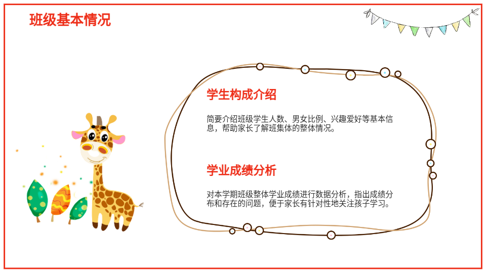 一鍵卡通家長會PPT生成