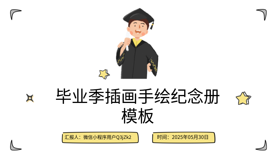 AI生成PPT畢業(yè)紀念冊