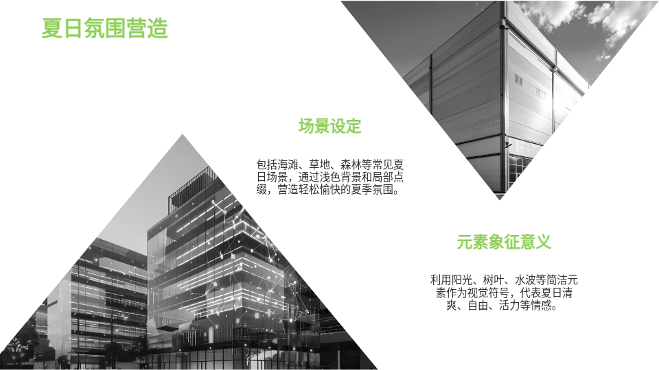 AI一鍵生成夏日簡約風景PPT