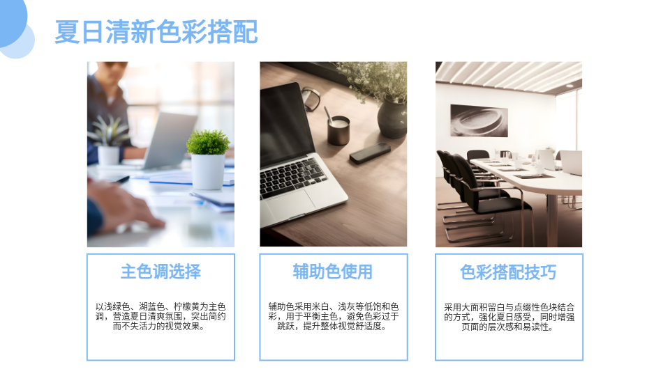 AI一鍵生成夏日清新簡約風(fēng)格PPT