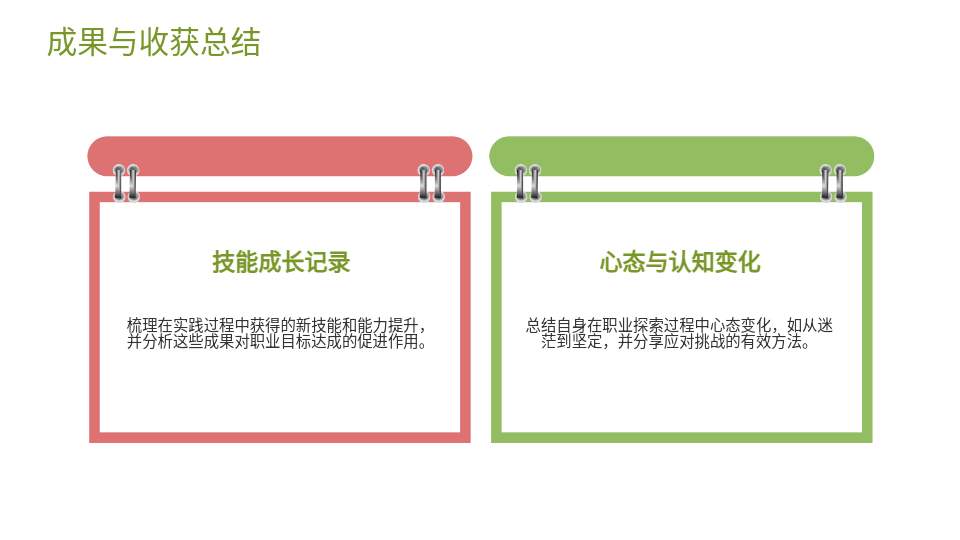 AI一键生成大学生职业生涯规划PPT