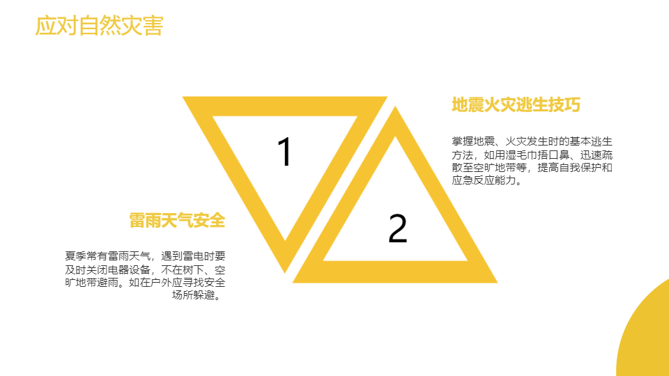 AI一鍵生成暑假生活安全簡約清新PPT