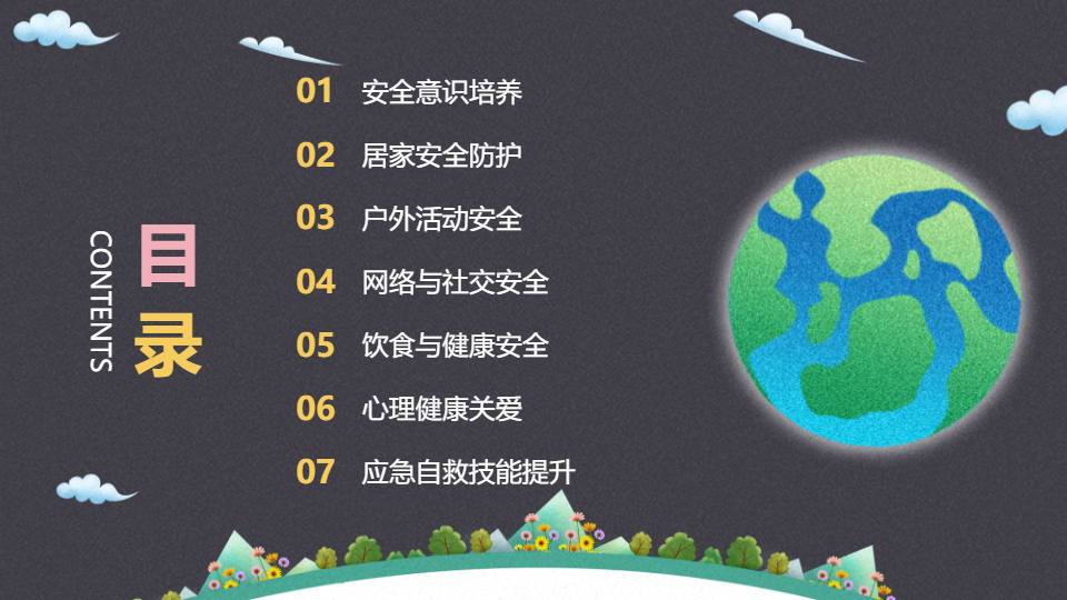 AI一鍵生成中小學(xué)生暑假生活安全PPT
