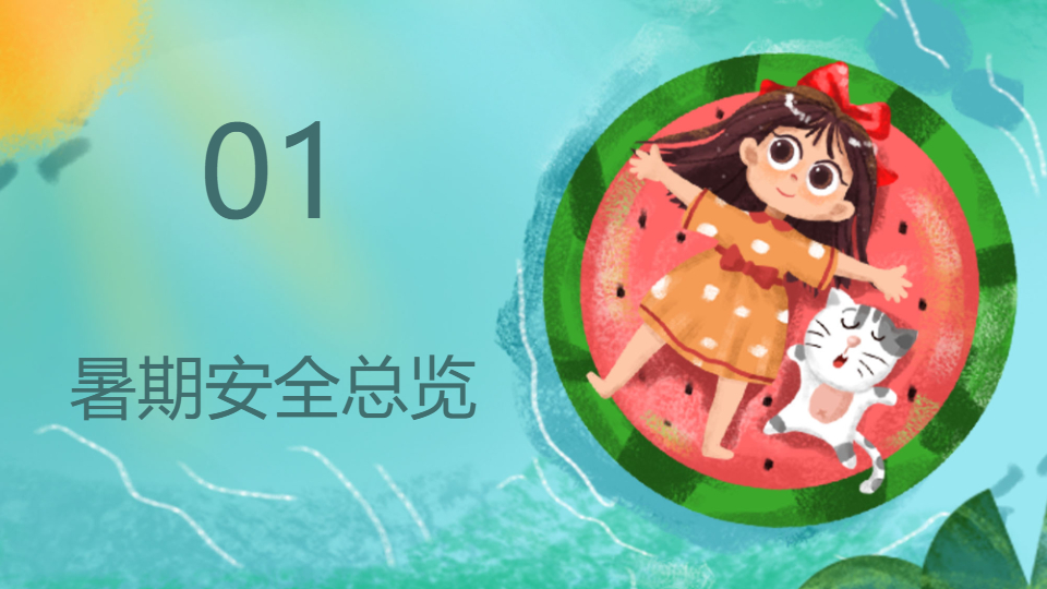 AI一鍵生成暑期安全防溺水PPT