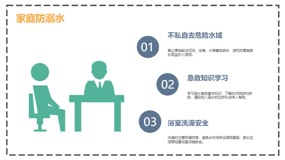 AI一鍵生成清新花朵暑期安全PPT