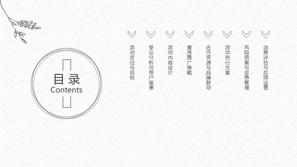 AI一鍵生成簡約國風國潮活動策劃PPT