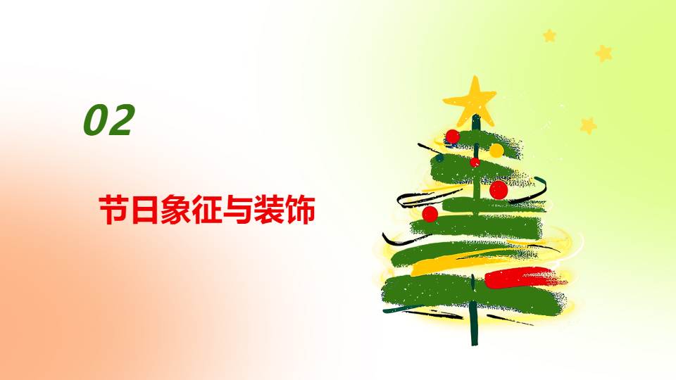 AI一键生成圣诞节节日模板PPT