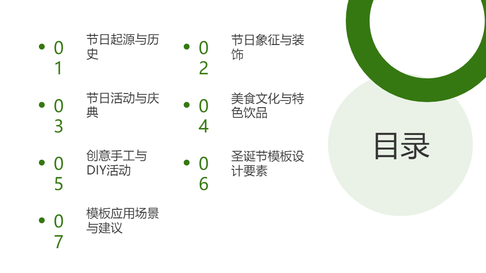 AI一键生成圣诞节节日模板PPT