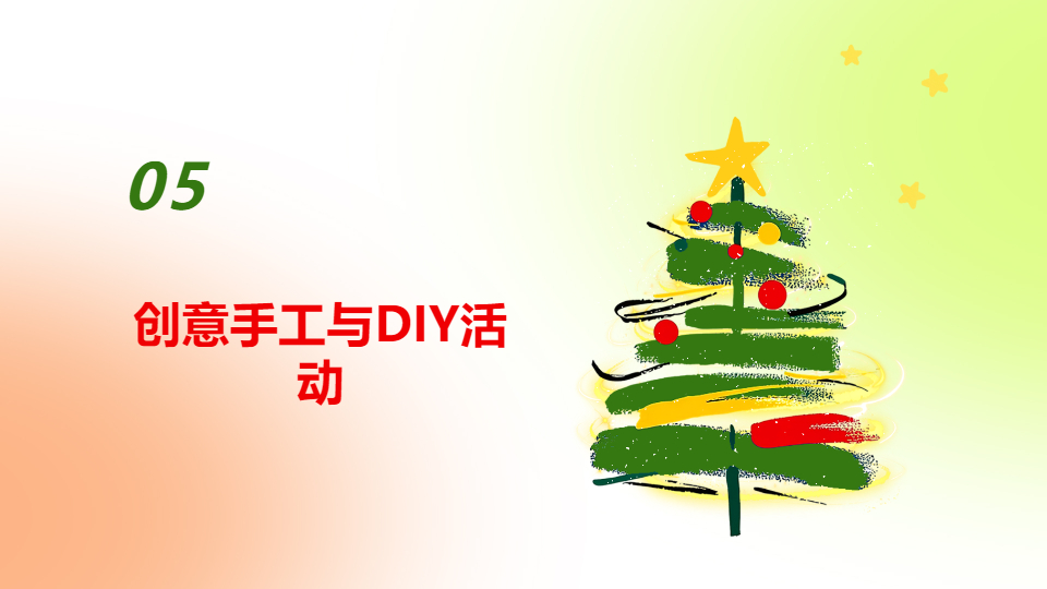 AI一键生成圣诞节节日模板PPT