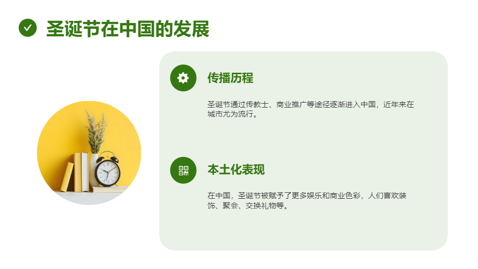 AI一键生成圣诞节节日模板PPT