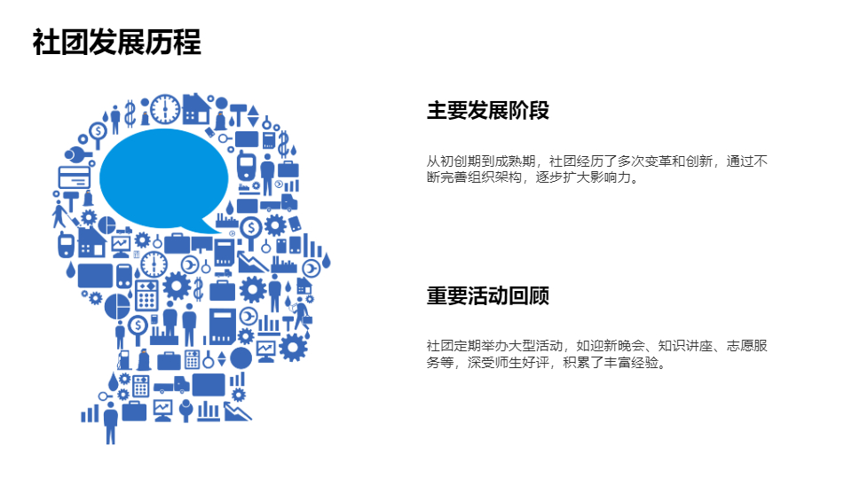 ‌AI一键生成社团招新学校生活PPT