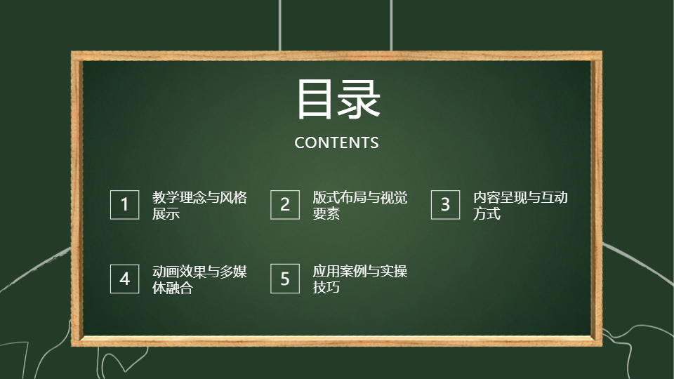 AI一键生成黑板风格教育开学季PPT