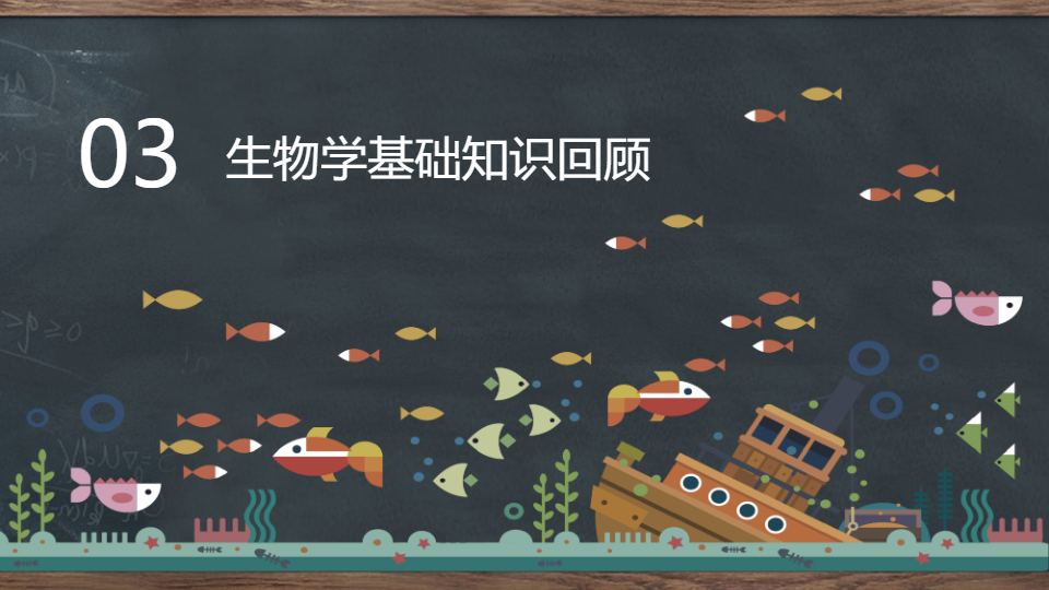 AI一键生成生物学科开学第一课PPT