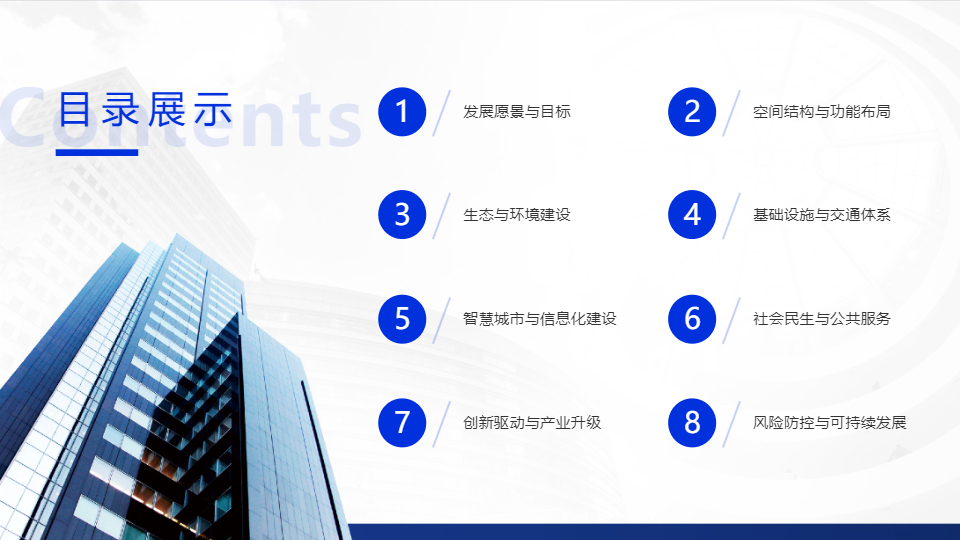 AI一键生成城市现代化区域规划PPT