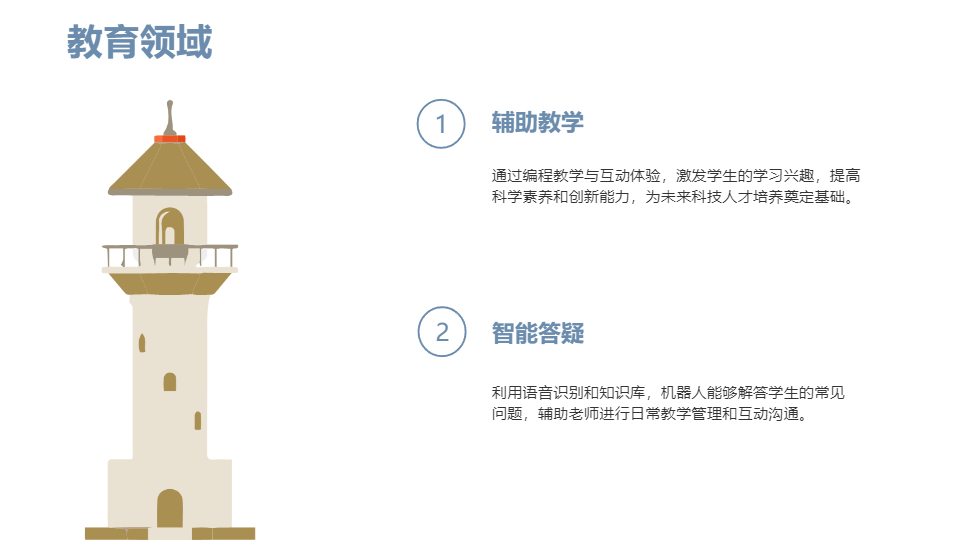 AI一键生成探索机器人模板PPT