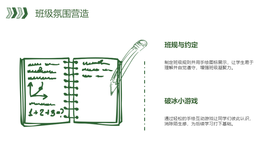AI一键生成绿色开学季开学准备PPT