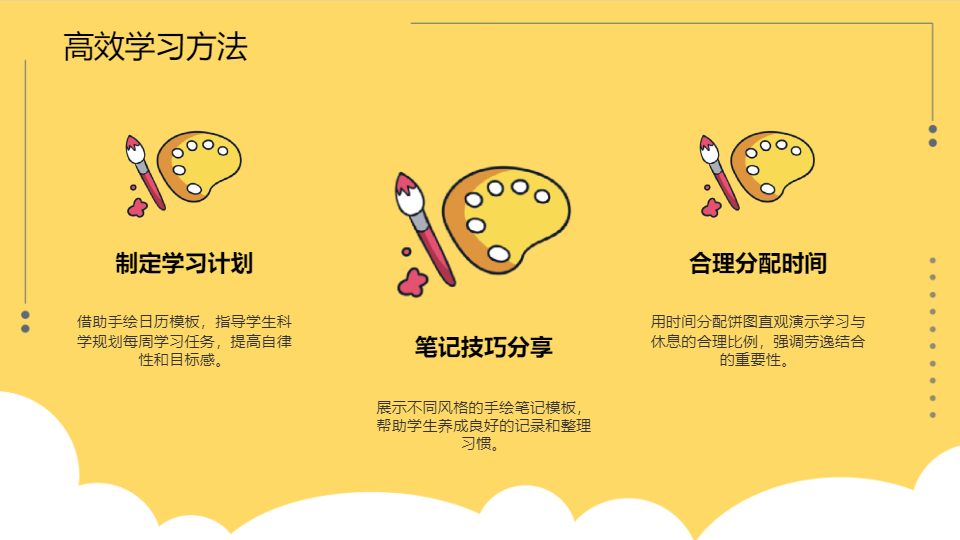 AI一键生成手绘风开学第一课PPT