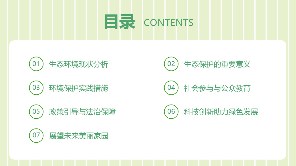 AI一鍵生成保護(hù)生態(tài)環(huán)境建設(shè)美好家園PPT