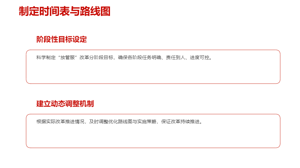 AI一键生成深化放管服改革方案提案PPT