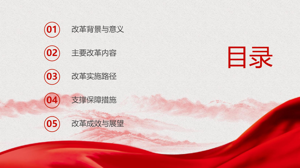 AI一键生成深化放管服改革方案提案PPT