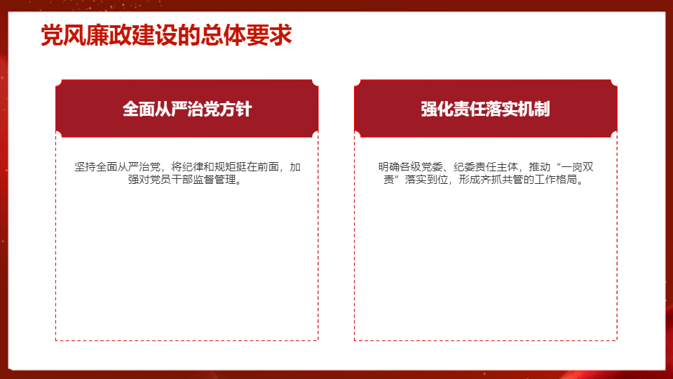 AI一键生成党政风廉政思想宣传PPT