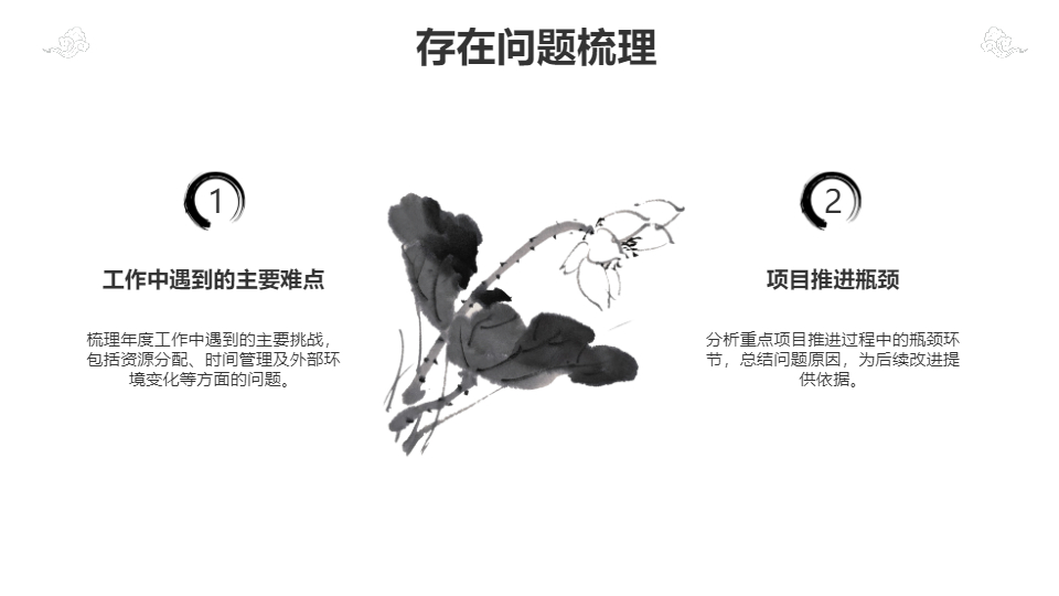 AI一键生成国潮古风中国风工作总结PPT