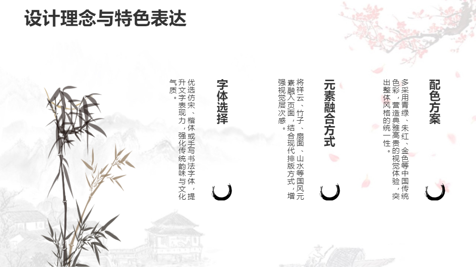 AI一键生成国潮古风中国风工作总结PPT