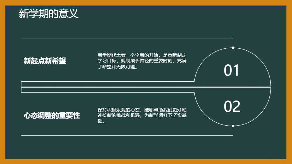 AI一键生成新学期展望与目标设定PPT