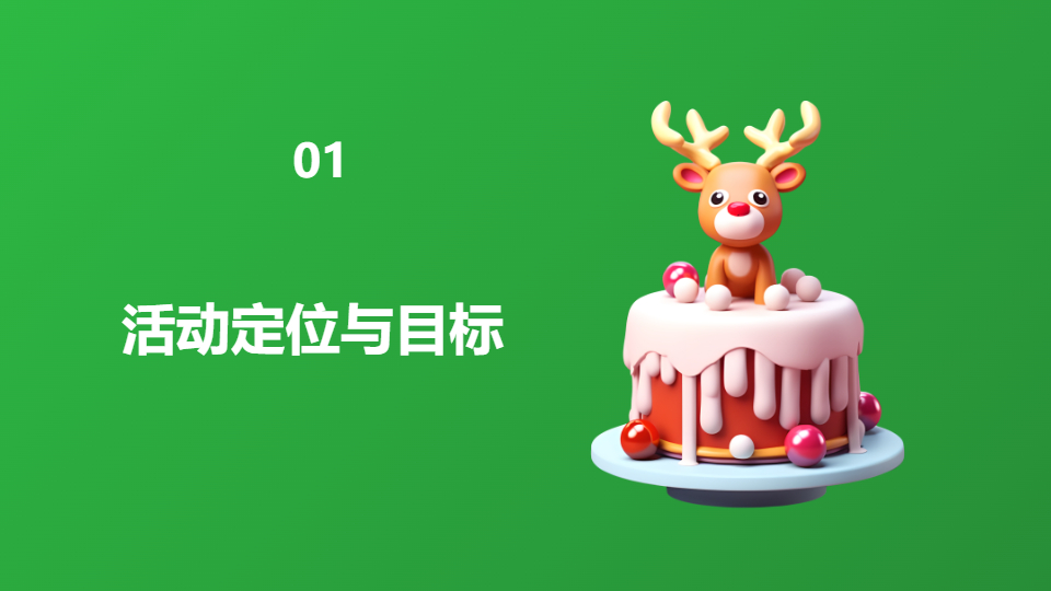 AI一键生成圣诞节节日文化活动策划方案PPT