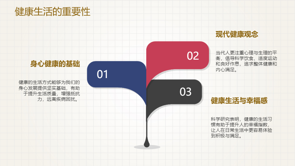 AI一键生成温馨清新健康生活指南PPT