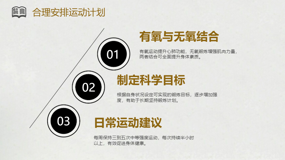 AI一键生成温馨清新健康生活指南PPT