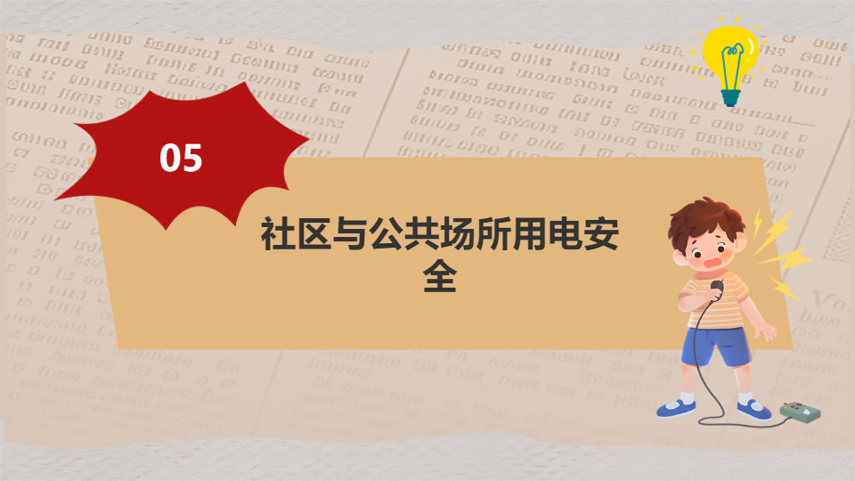 AI一键生成假期安全用电防范措施PPT