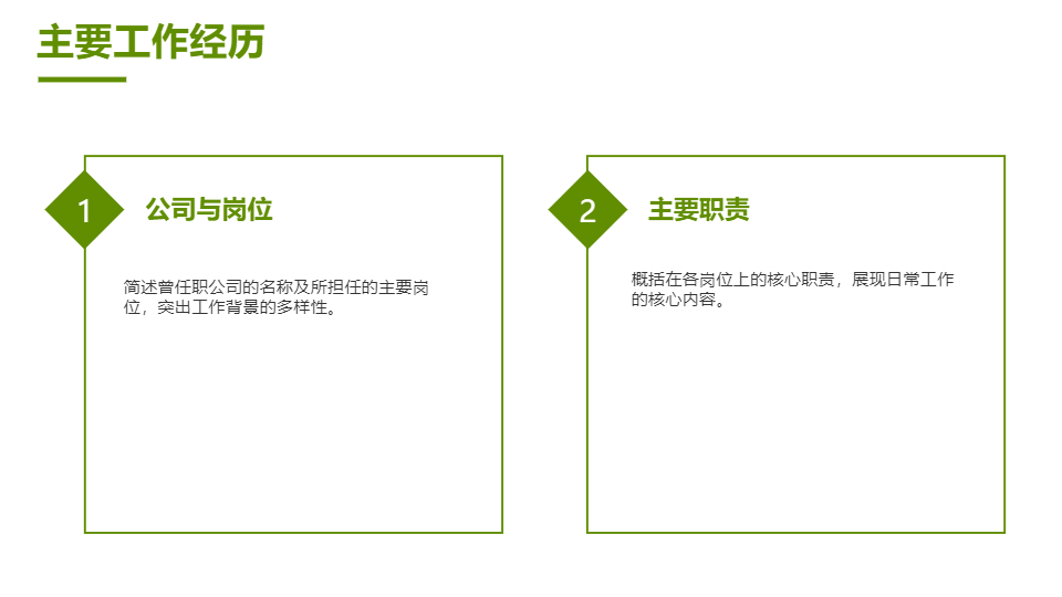 AI一键生成小清新个人简介工作总结PPT