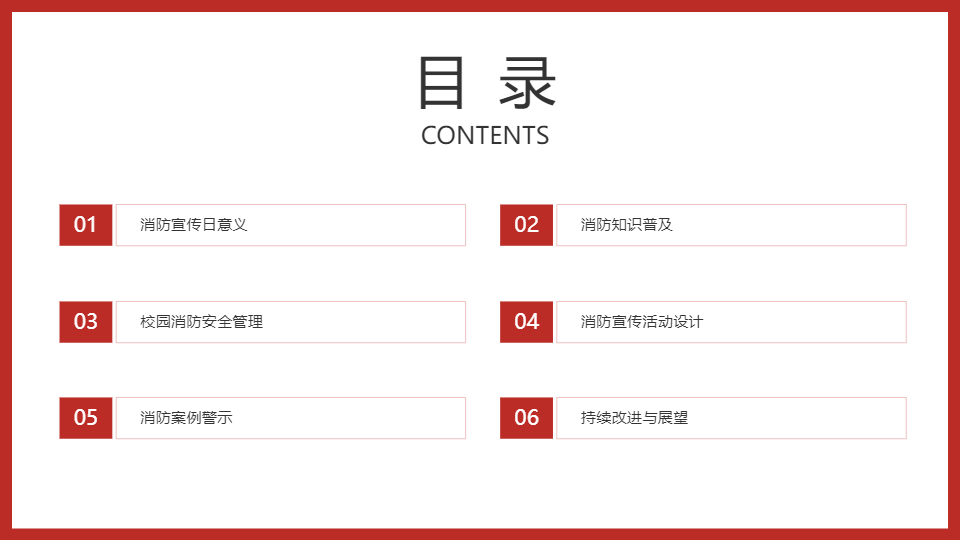AI一键生成校园消防宣传日PPT