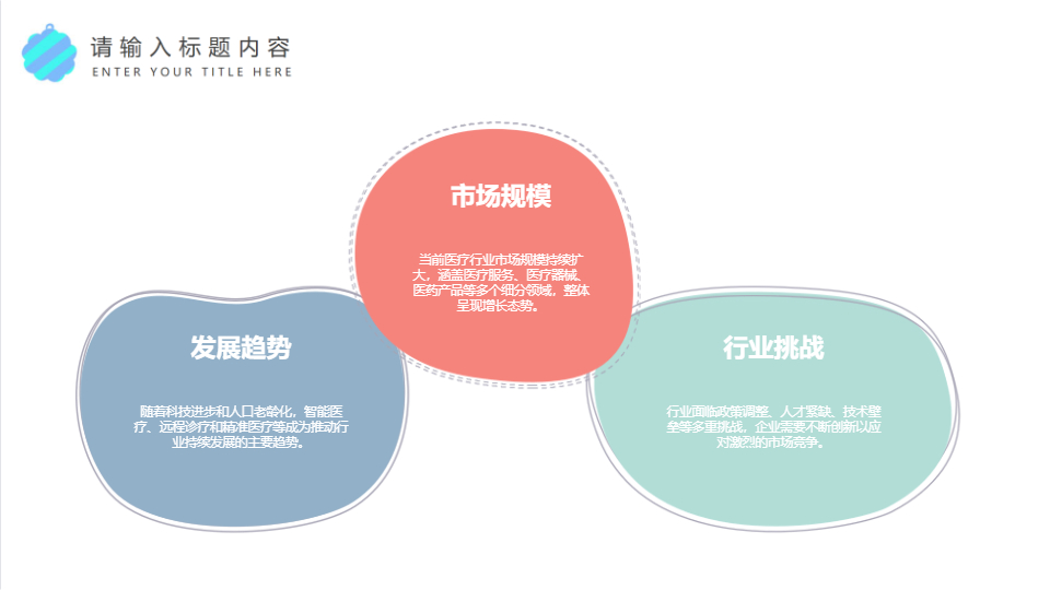 AI一键生成医疗行业通用模板PPT