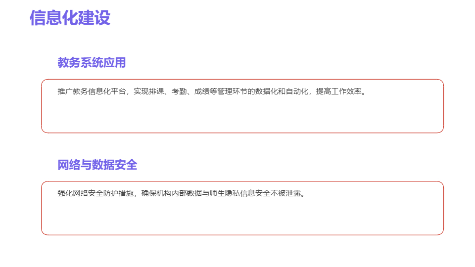 AI一键生成教育培训机构工作管理PPT