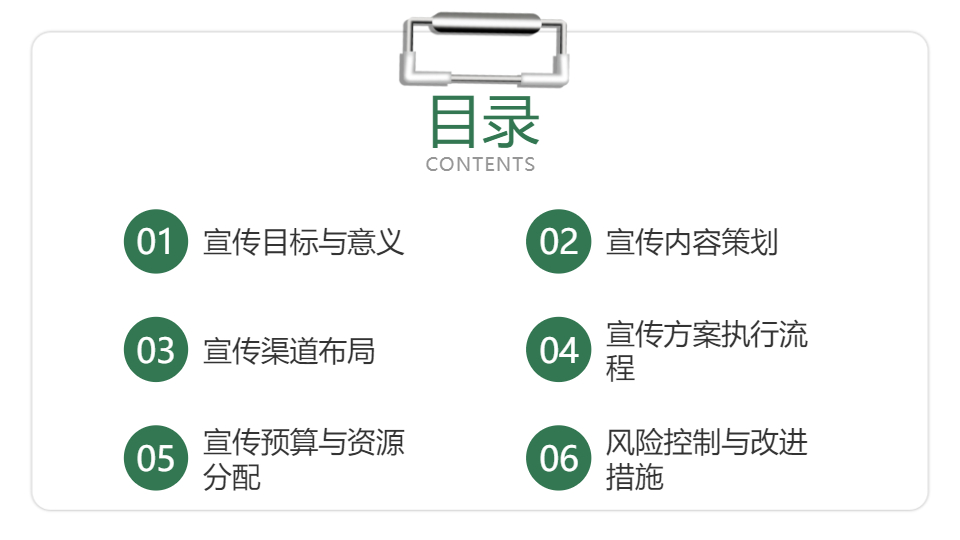 AI一键生成简约学生会工作宣传计划方案PPT