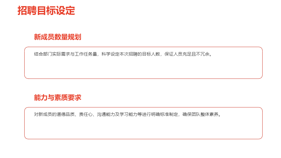 AI一键生成学生会招聘新人计划规范化PPT