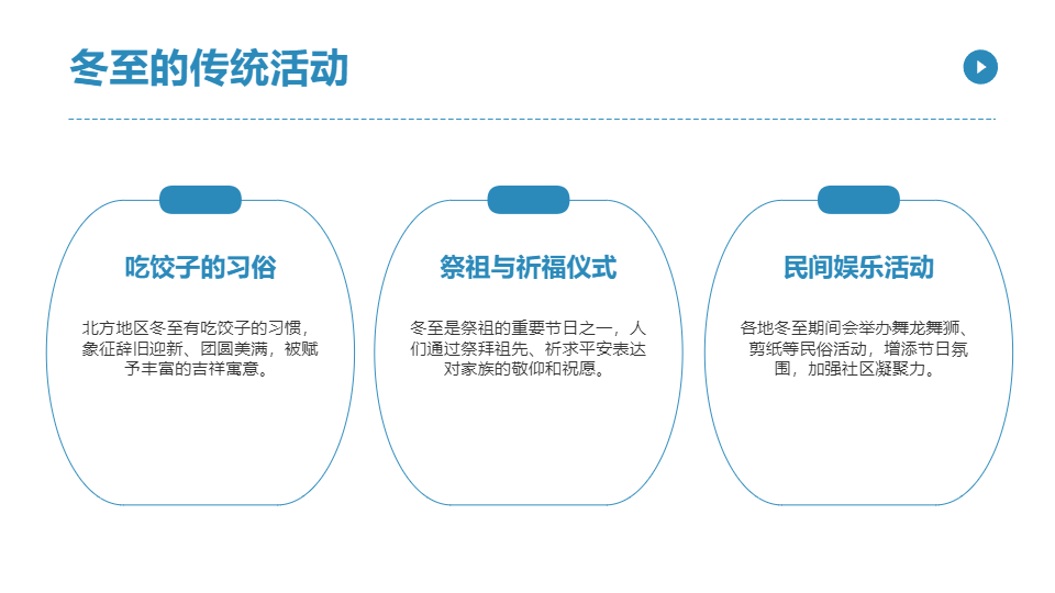 AI一键生成冬天传统节气卡通通用PPT