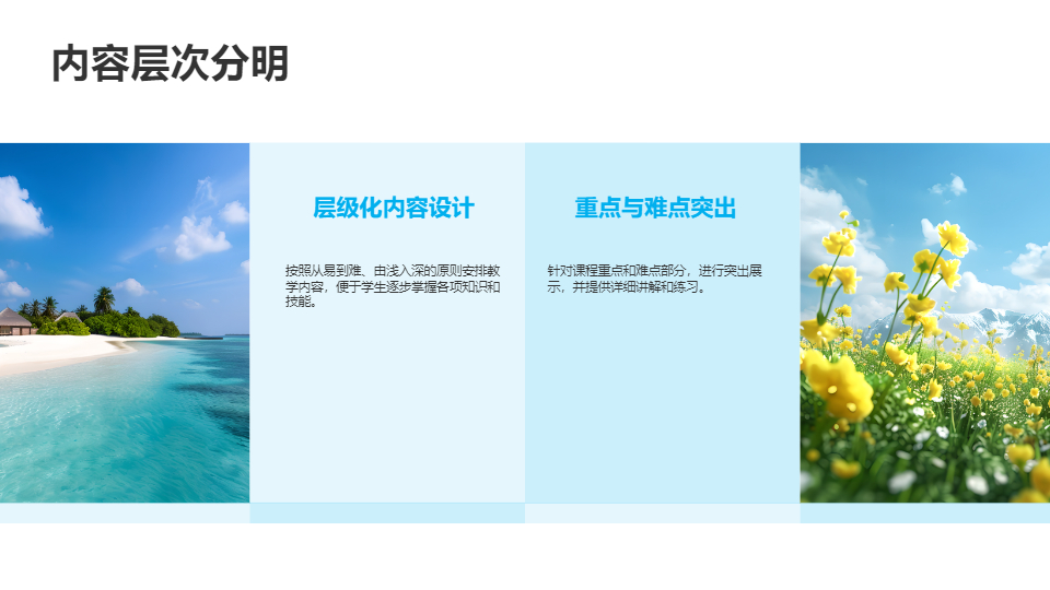 AI一键生成教育教学课件模板PPT