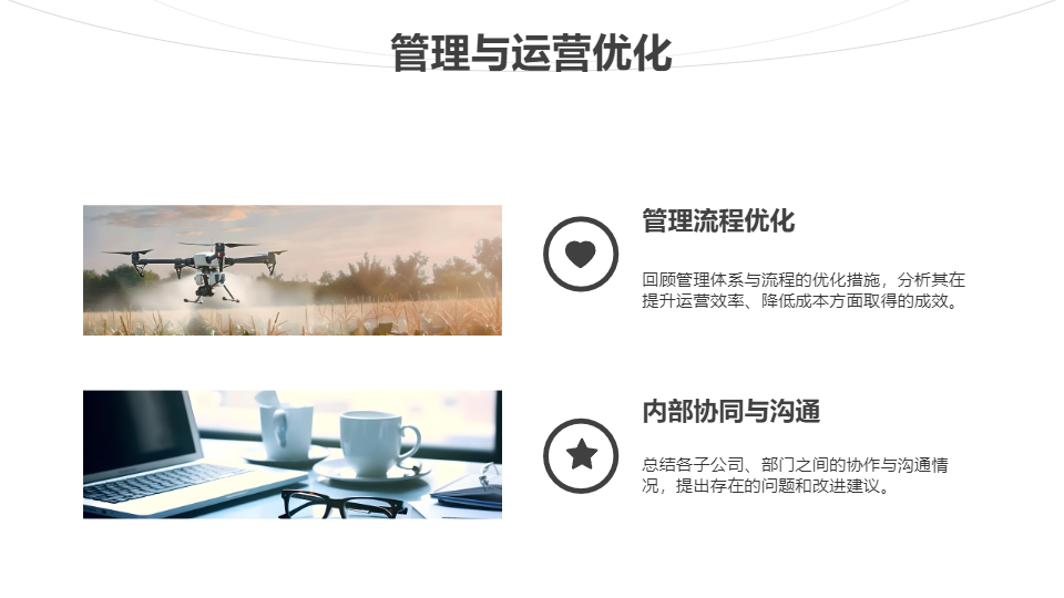 AI一键生成企业集团工作总结PPT