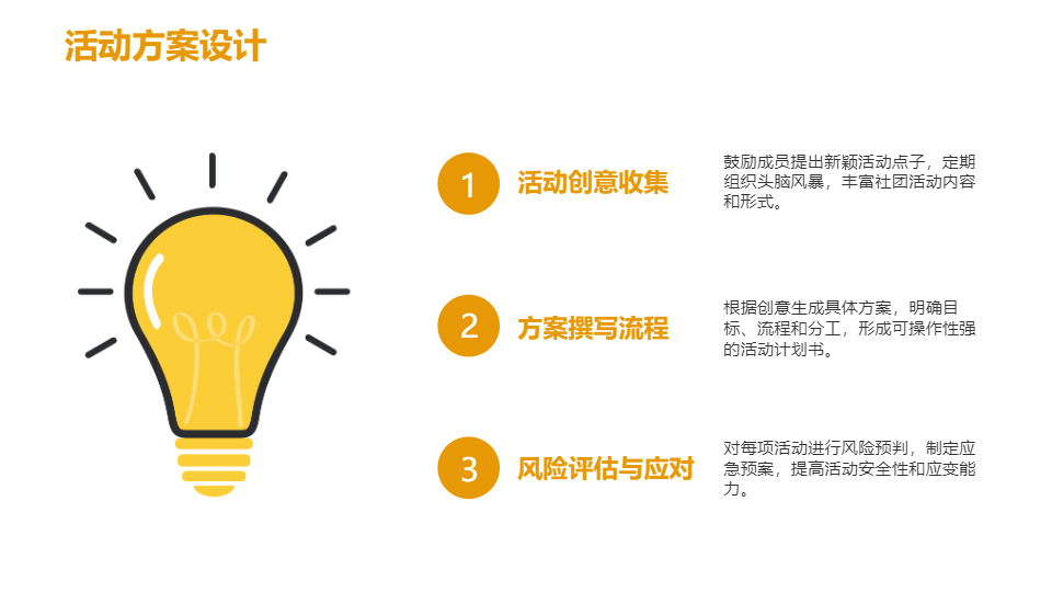 AI一键生成卡通大学生社团部门职责条例PPT