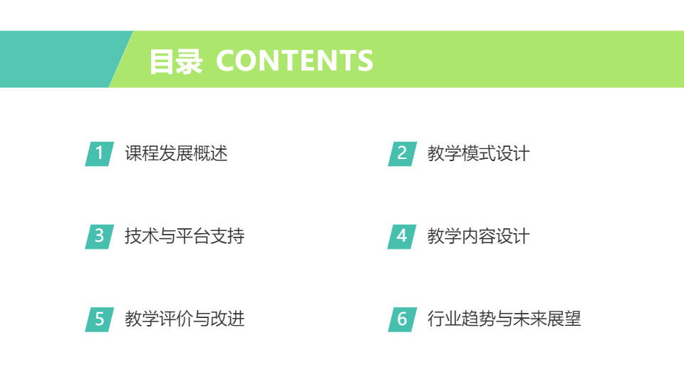AI一键生成在线网络教育教学课程PPT